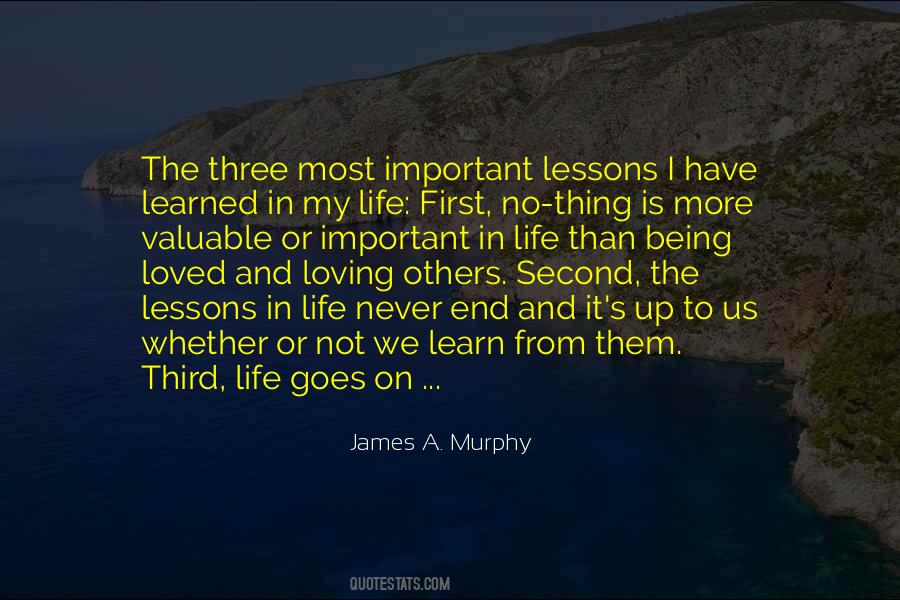 Lessons To Learn In Life Quotes #1441521