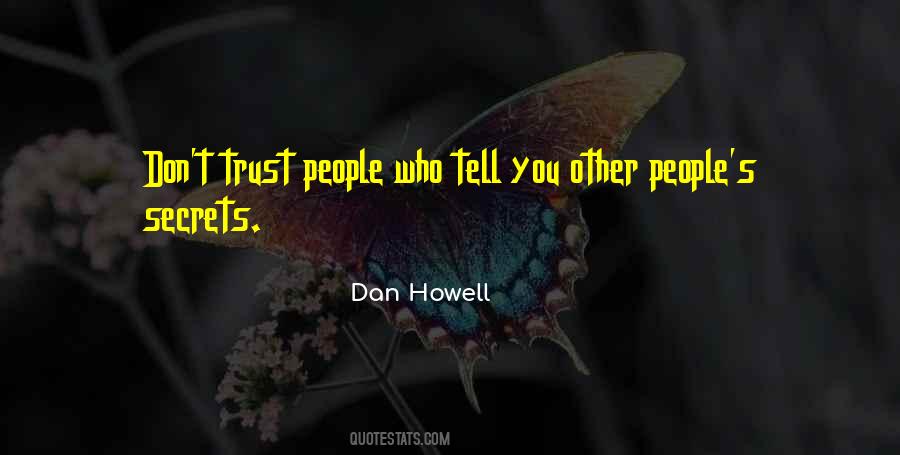 Don't Tell Secrets Quotes #592828