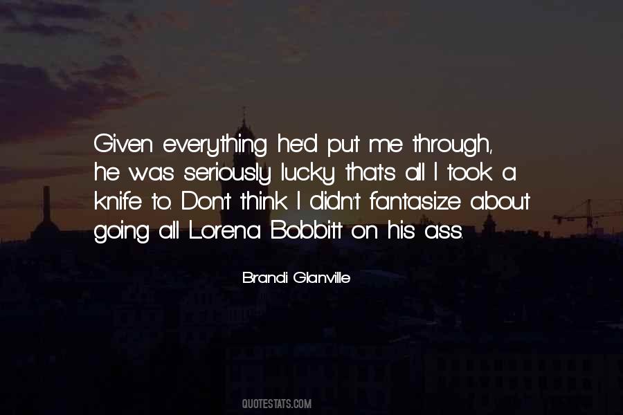 Don't Think About Me Quotes #231207