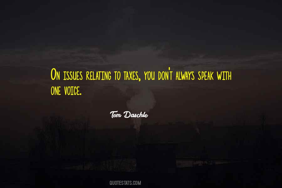 Speak With One Voice Quotes #1091340