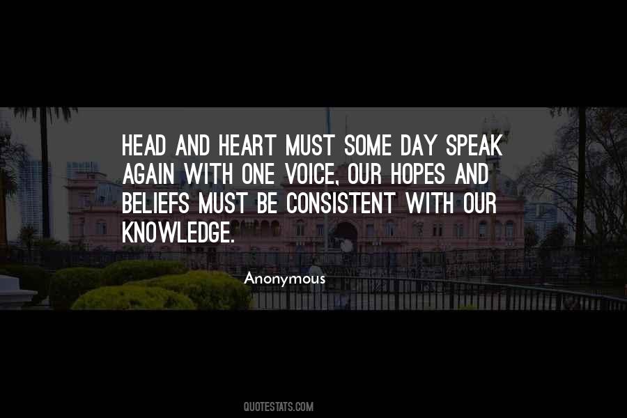 Speak With One Voice Quotes #1799099