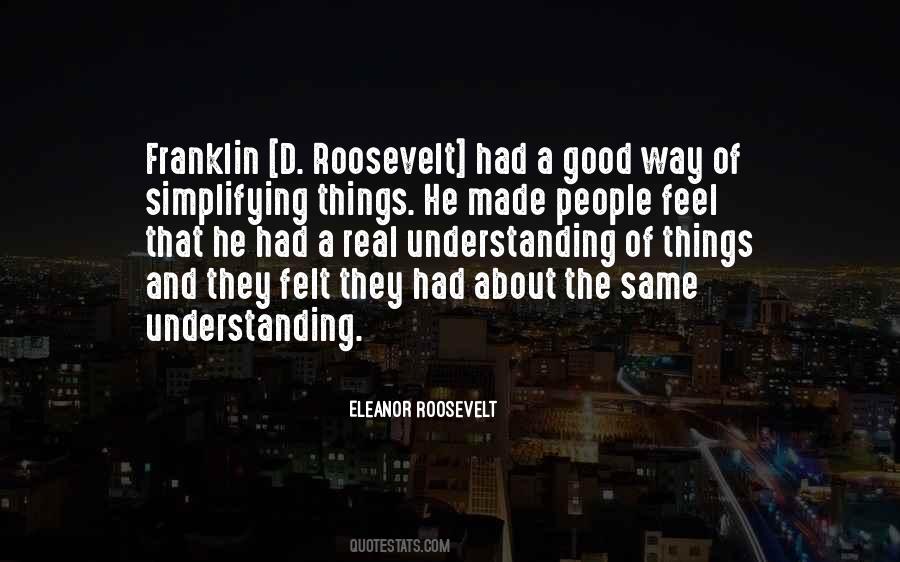 Franklin D Quotes #46504