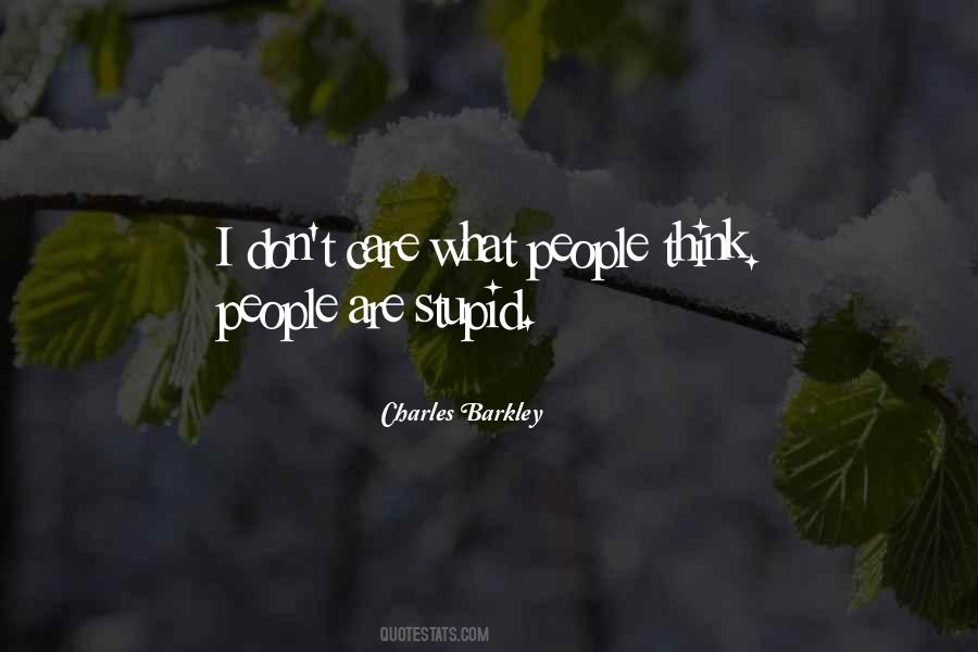 Don't Think I'm Stupid Quotes #926025
