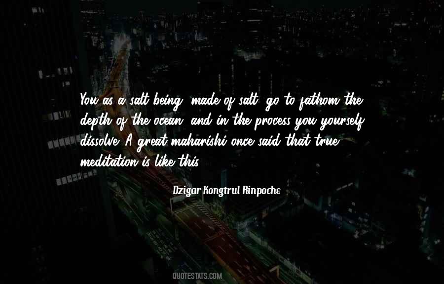 Meditation Ocean Quotes #55736