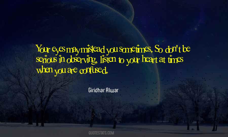 Serious Eyes Quotes #1022245