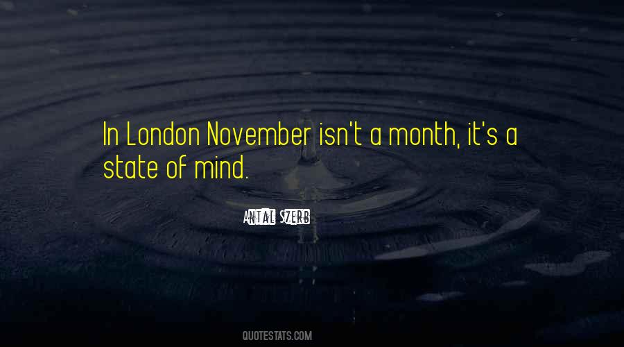 Quotes About The Month Of November #1472723