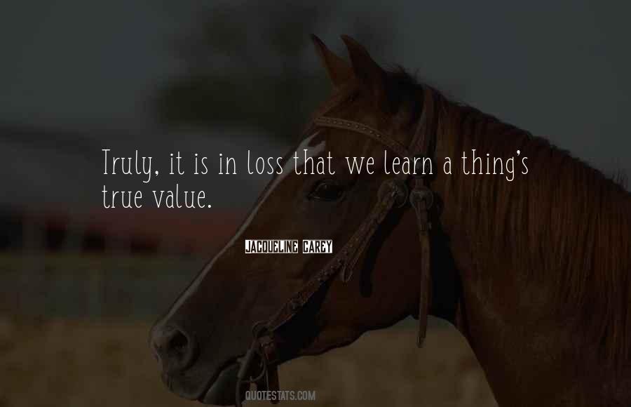 Value Loss Quotes #1236504
