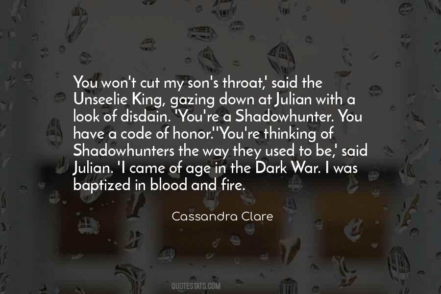 Fire Blood Quotes #100381