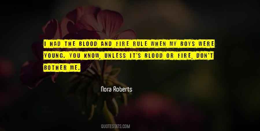 Fire Blood Quotes #1273822