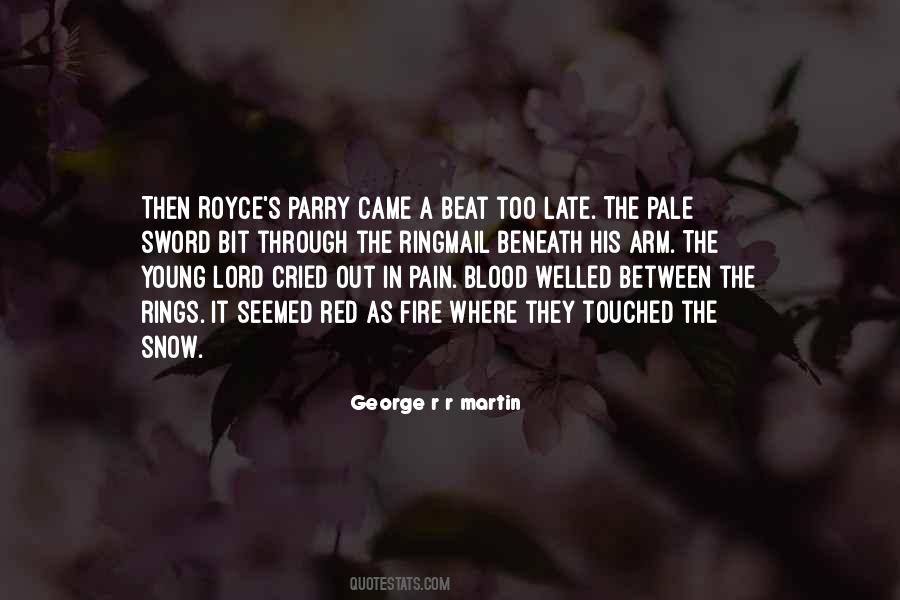 Fire Blood Quotes #692597