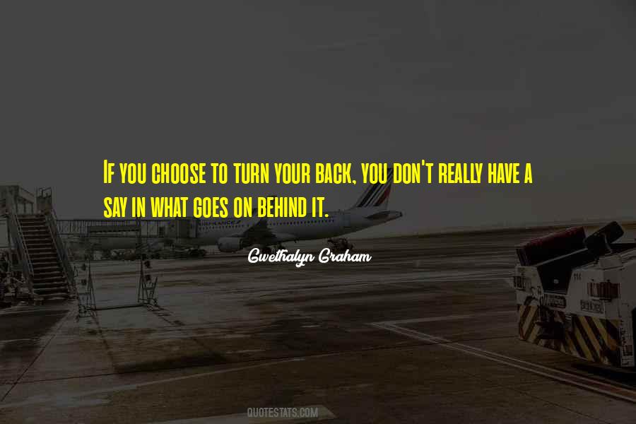 Don't Turn Back Quotes #1711815