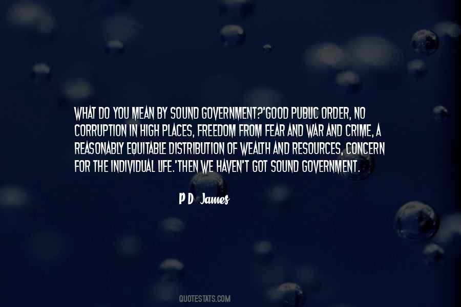 Government Fear Quotes #1598260