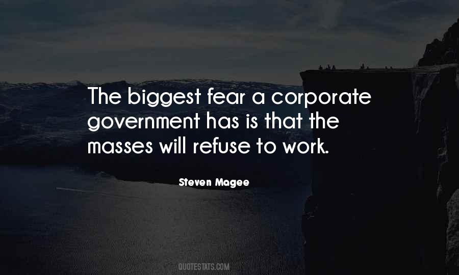Government Fear Quotes #1675322
