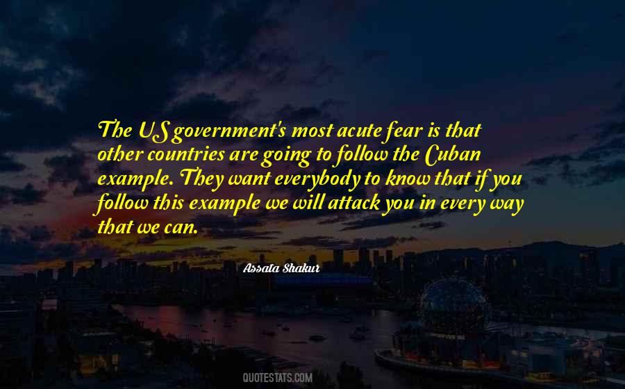 Government Fear Quotes #947019