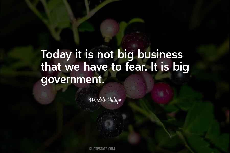 Government Fear Quotes #992450