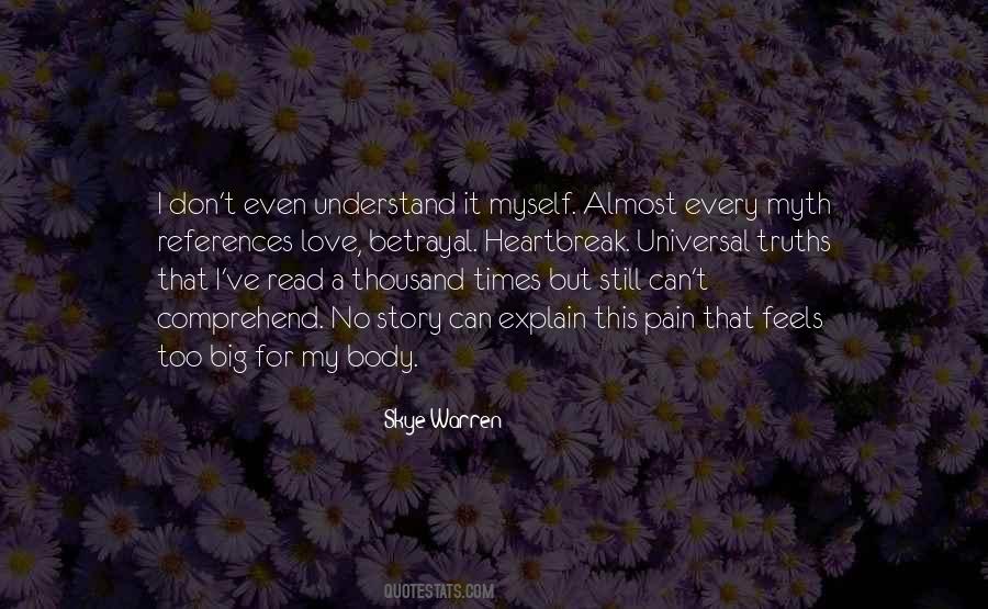 Don't Understand Myself Quotes #255025