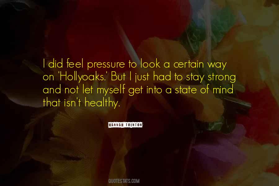 Mind Pressure Quotes #1737875
