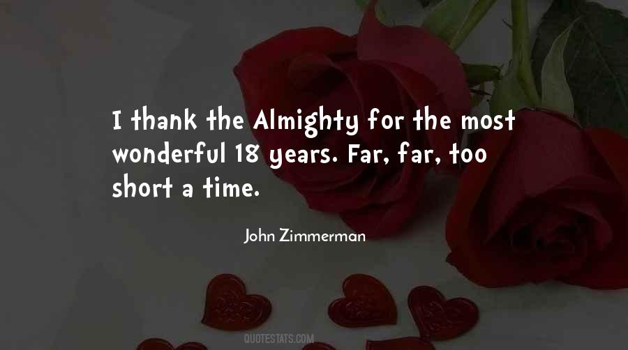 Thank Almighty Quotes #1432260