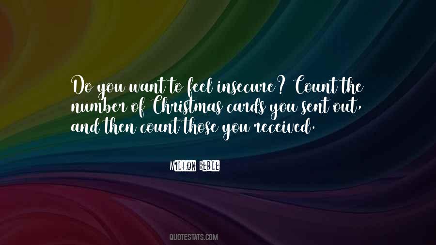 When You Feel Insecure Quotes #23469