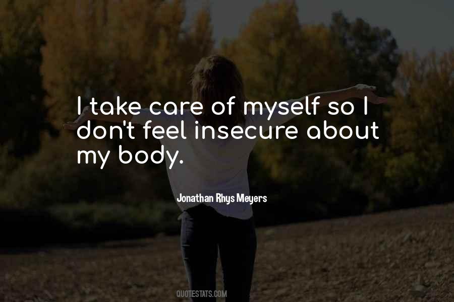 When You Feel Insecure Quotes #323117