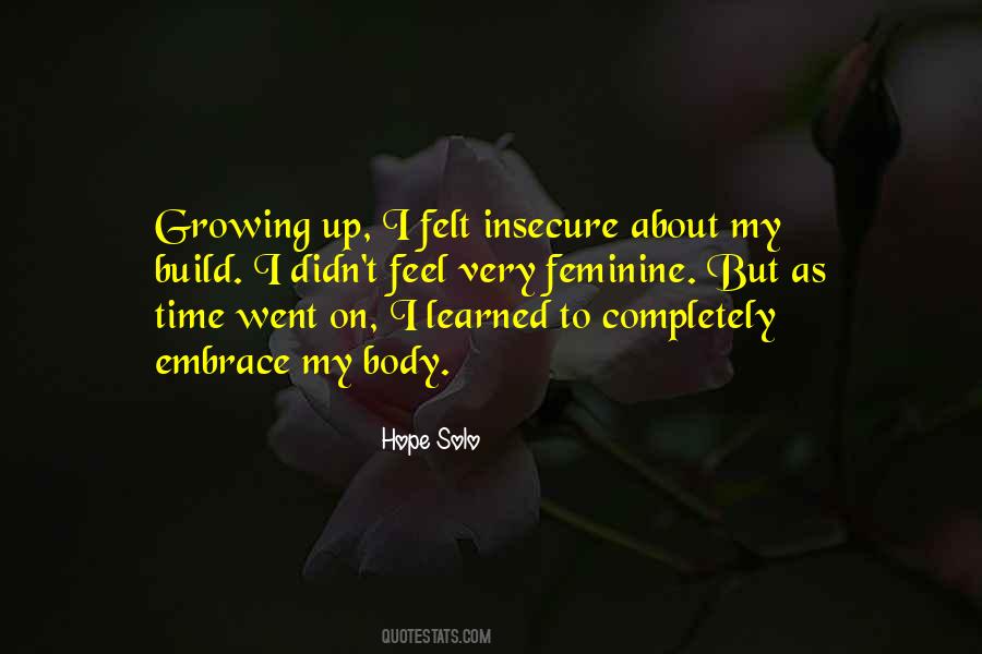 When You Feel Insecure Quotes #805484
