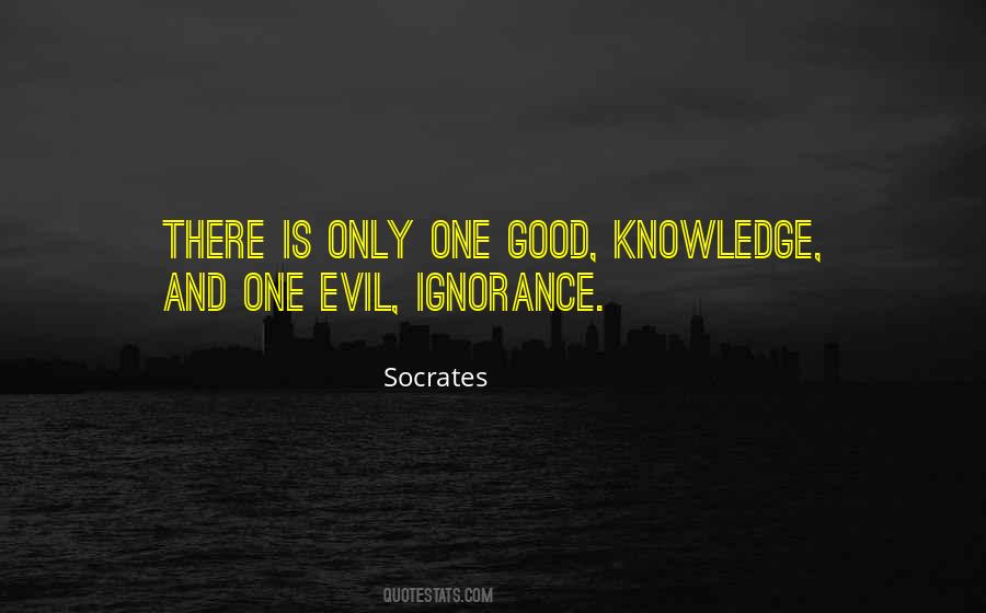 Good Ignorance Quotes #1324823