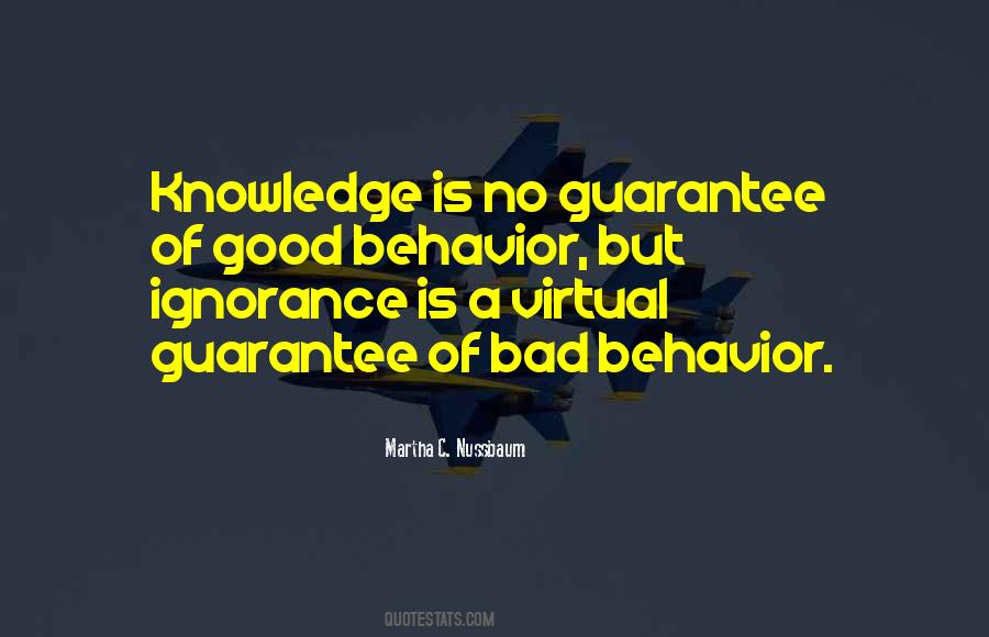 Good Ignorance Quotes #197345