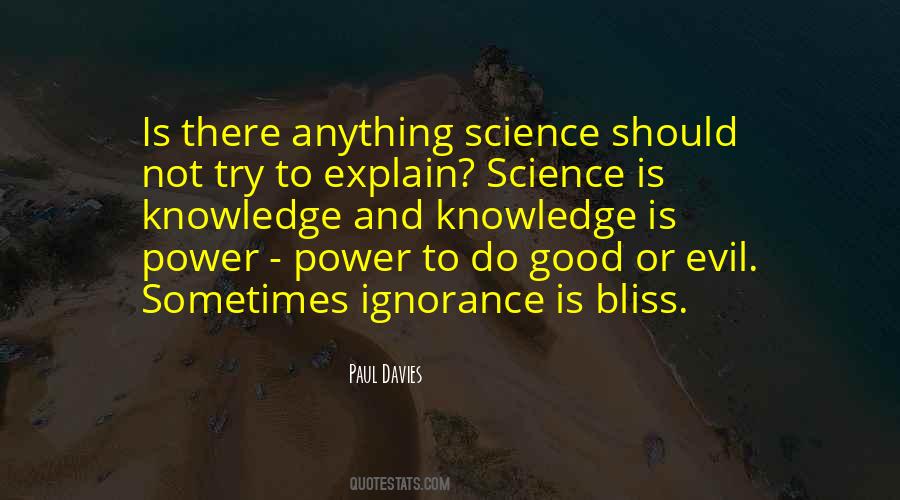 Good Ignorance Quotes #917547