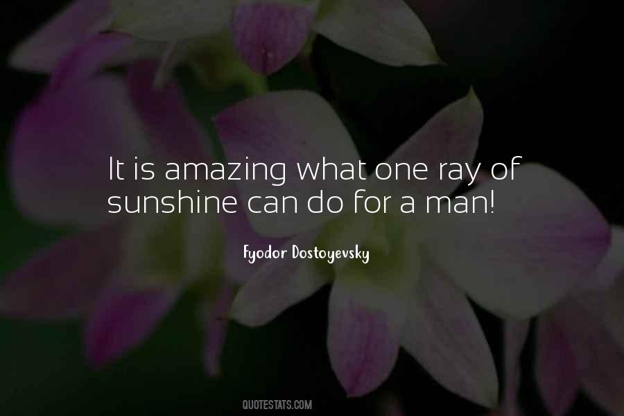 A Ray Of Sunshine Quotes #1716134
