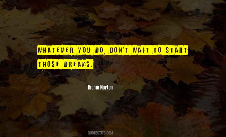Don't Wait Start Now Quotes #1133139