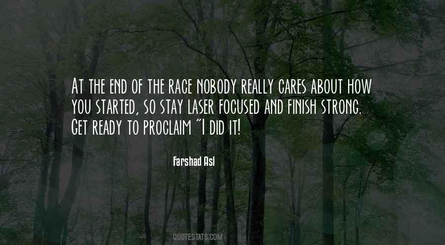 Finish Race Quotes #95668