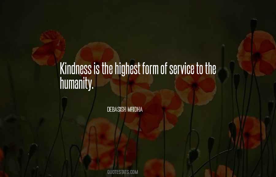 Humanity Kindness Quotes #666566