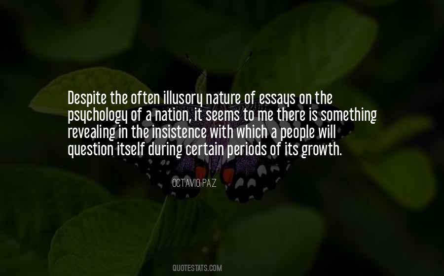Nature Psychology Quotes #1366513