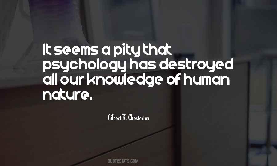 Nature Psychology Quotes #835099
