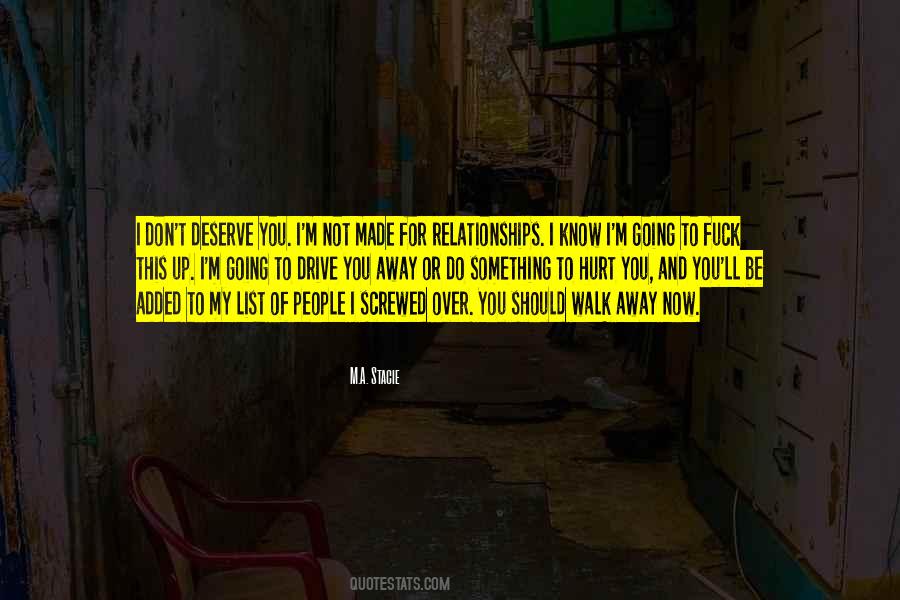 Don't Walk Away Love Quotes #1401809