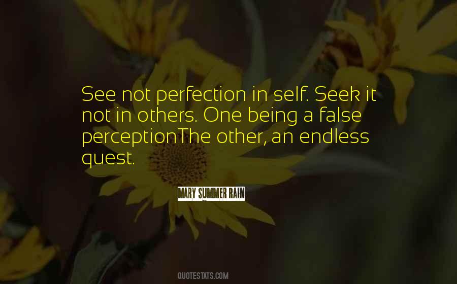 Not Perfection Quotes #209757