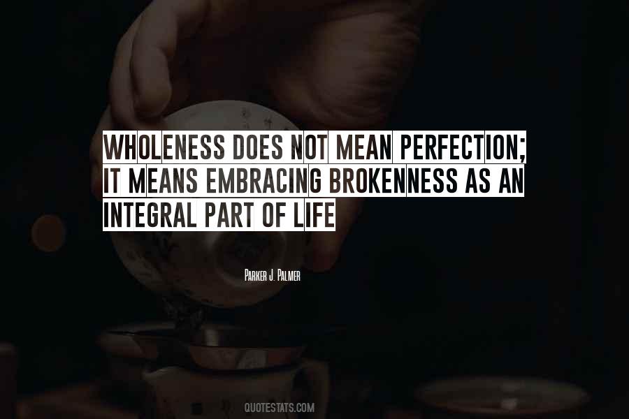Not Perfection Quotes #257518
