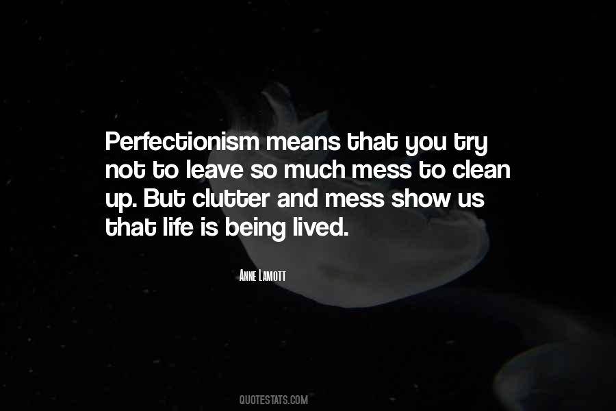 Not Perfection Quotes #648408