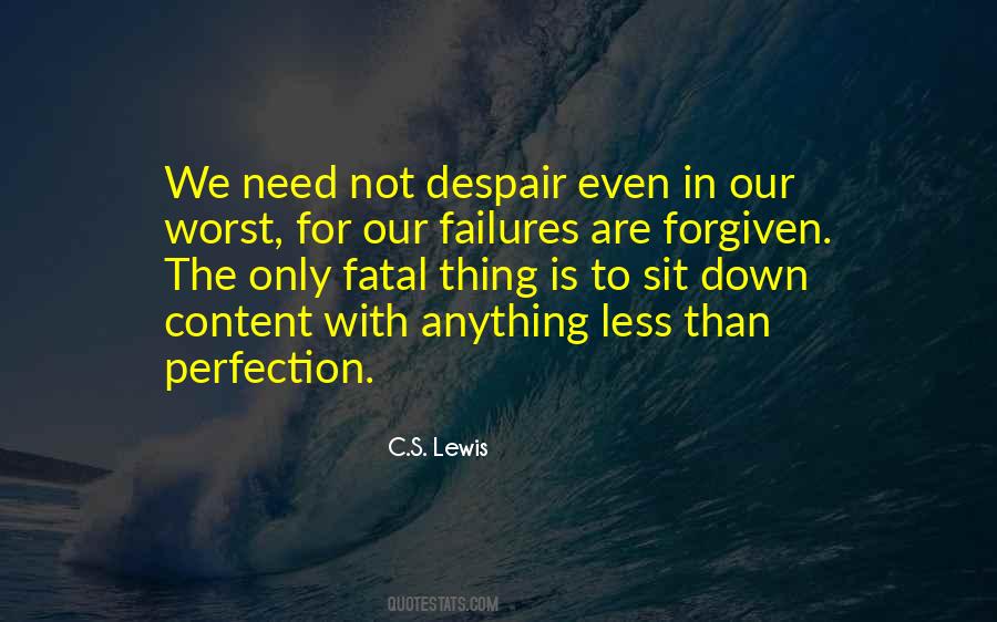 Not Perfection Quotes #792959