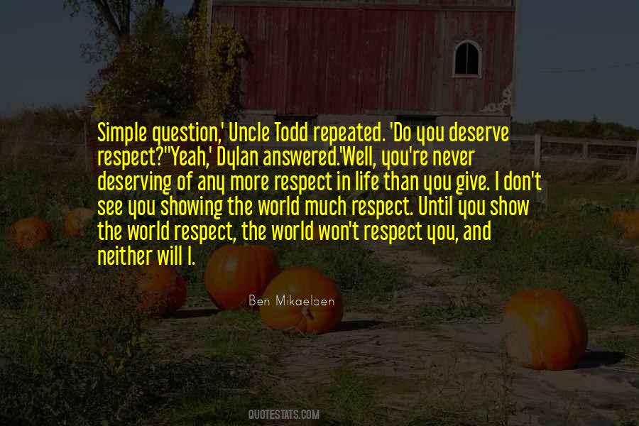 Simple World Quotes #246697