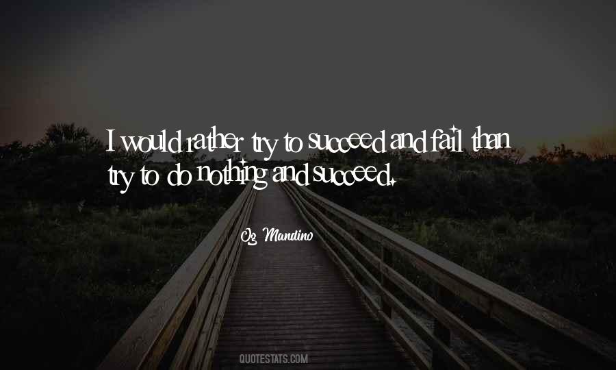 Must Fail To Succeed Quotes #174473
