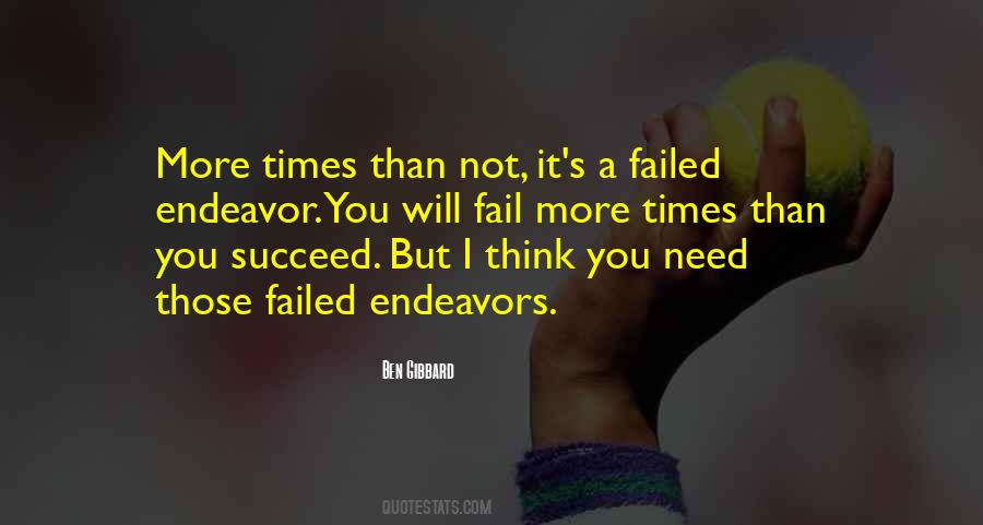 Must Fail To Succeed Quotes #42420