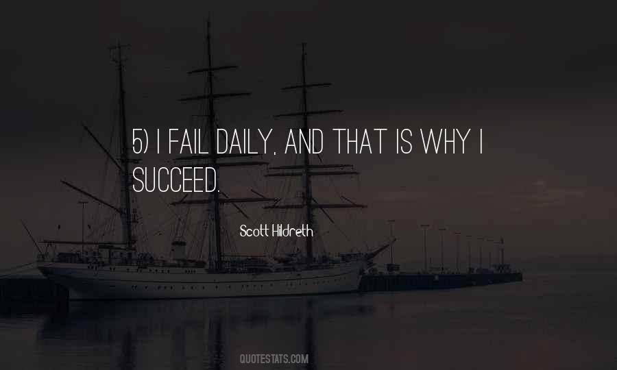 Must Fail To Succeed Quotes #46123