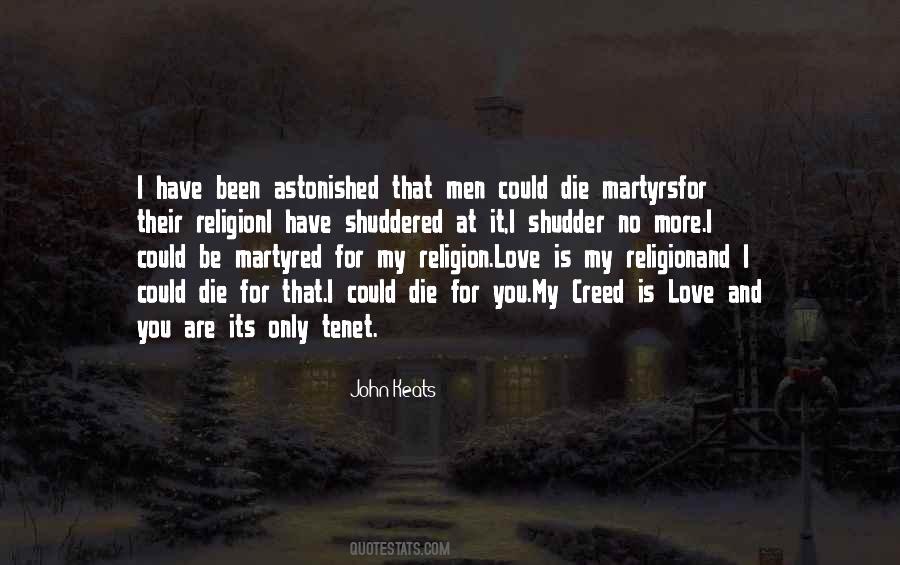 Love Is Religion Quotes #322119