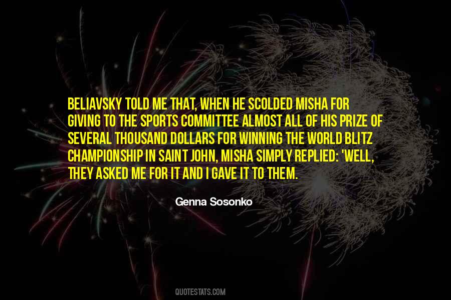 Winning Championship Quotes #346529