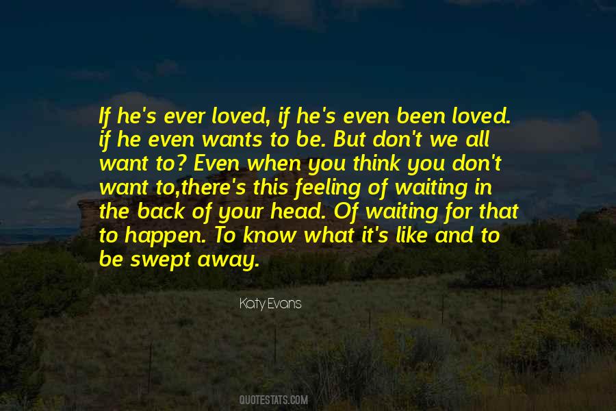 Don't Want To Be Loved Quotes #1028544