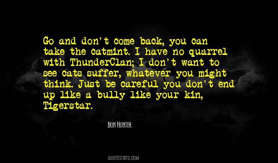 Don't Want To Go Back Quotes #53823