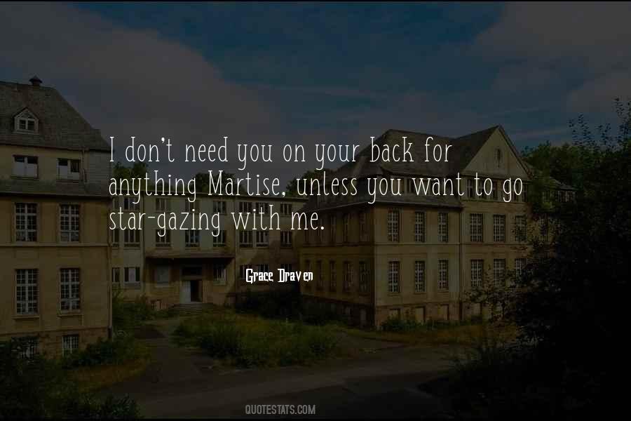 Don't Want To Go Back Quotes #732476