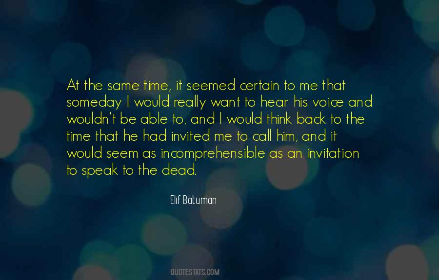 Back To The Time Quotes #1403746