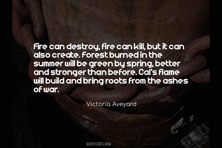 Burned By Fire Quotes #737197